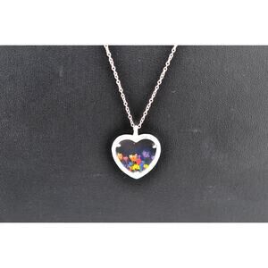 Catherine Weitzman Dried Flowers Pendant Necklace